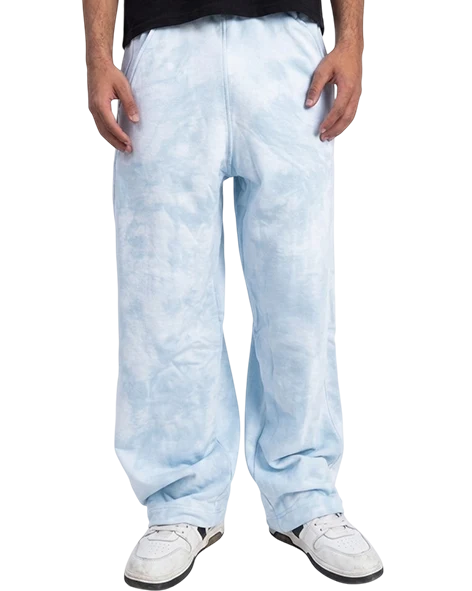 Flux Wide-Leg Pants — Slate Blue